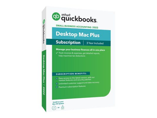 QuickBooks desktop Mac Plus 2022